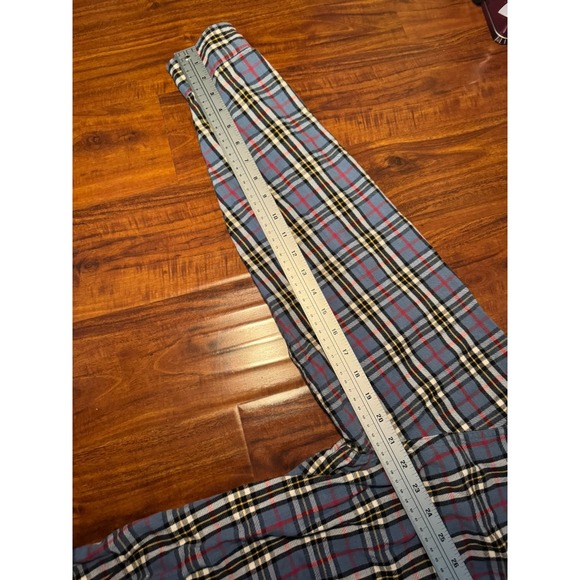 LL Bean Flannel Shirt Mens XL Red Blue Plaid Button Down Outdoors Long Sleeve - Picture 6 of 7